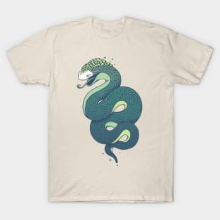 Happy Snake (Lime/Green) T-Shirt
